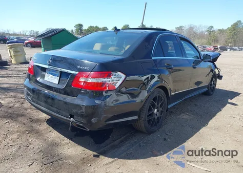 2013 Mercedes-Benz E 350 4Matic из США, поврежденный, VIN WDDHF8JBXDA708455